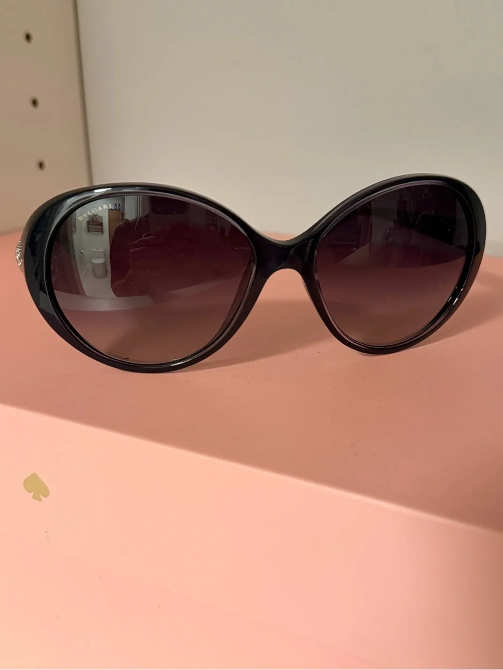 Bulgari Women's Black Gradient Oversized Sunglasses